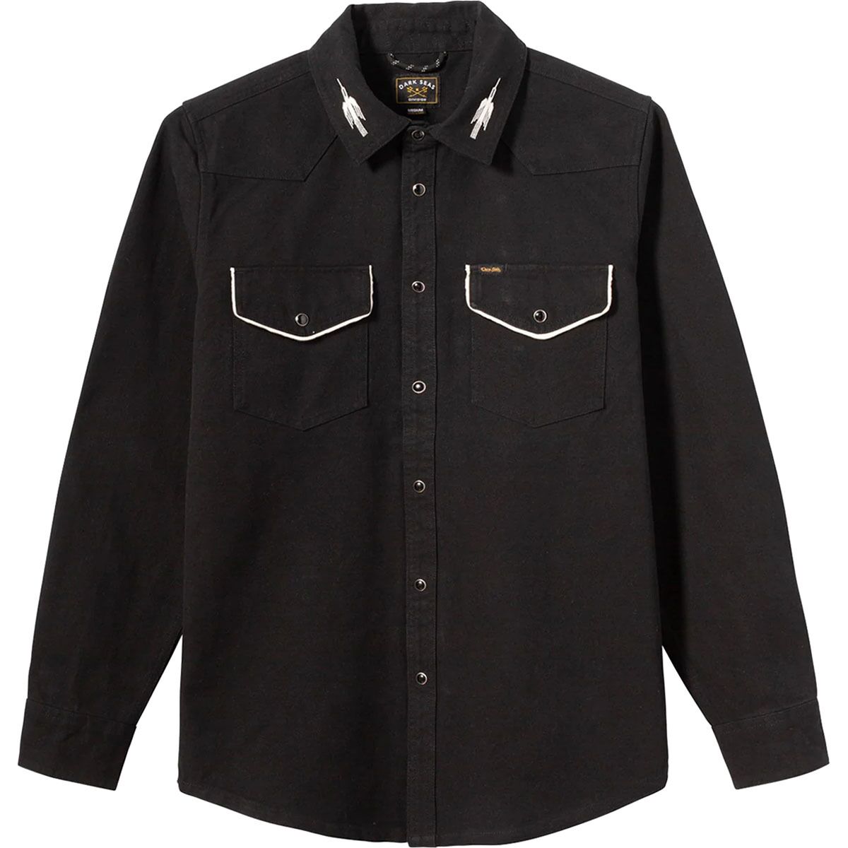 Dark Seas Dark Seas Corvallis Heavyweight Woven Shirt - Men's Black, M
