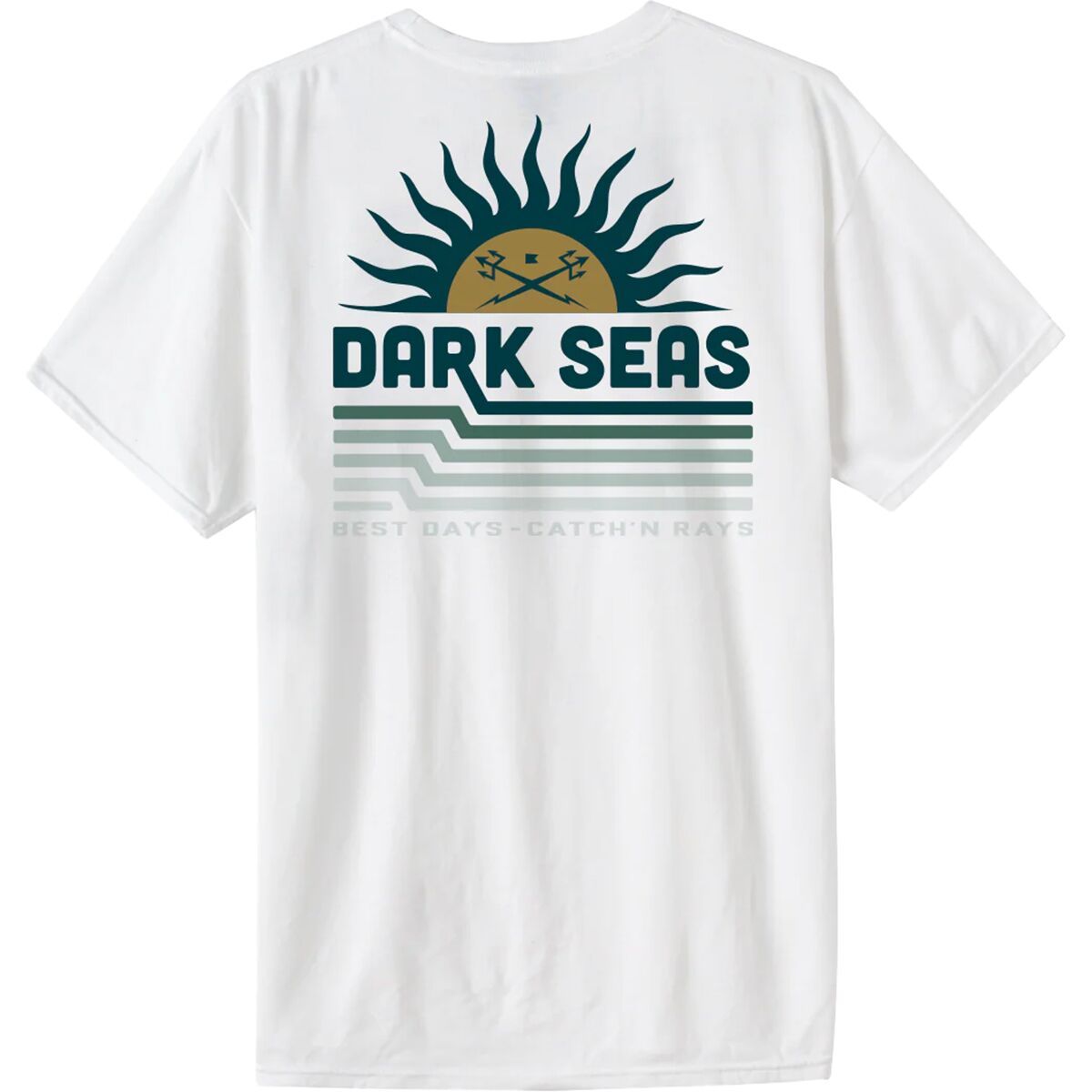 Dark Seas Electromagnetic Midweight T-Shirt - Men's White, L