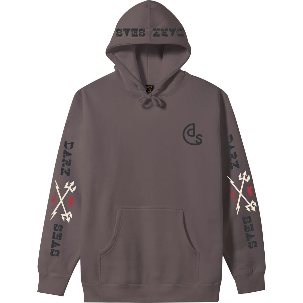 Dark Seas Great Plains Fleece Hoodie - Men's Clay, L