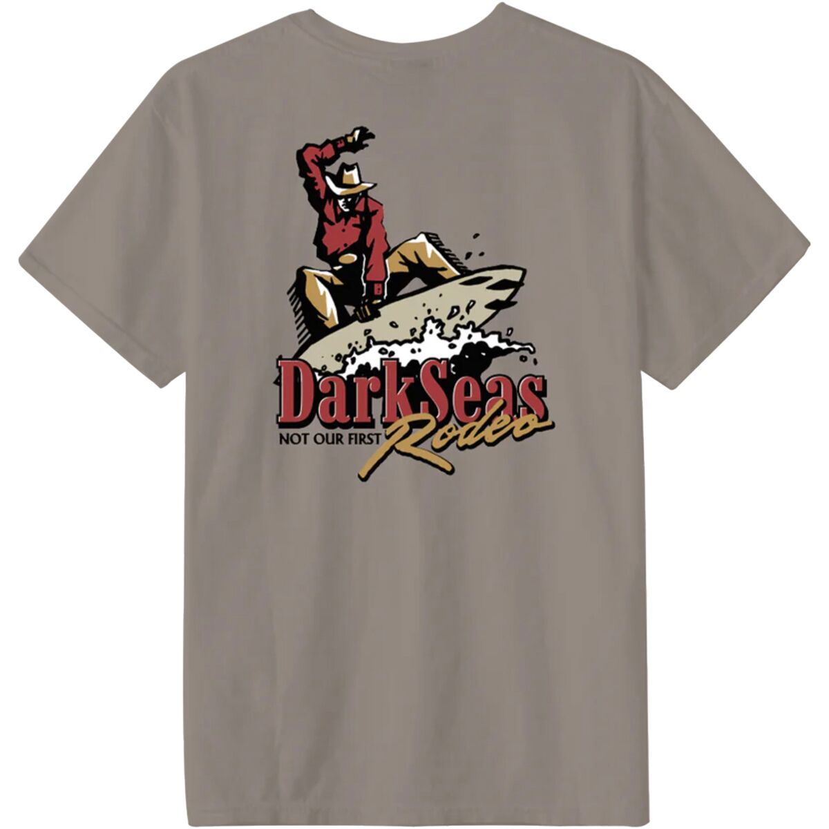 Dark Seas Rodeo T-Shirt - Men's Vintage Khaki, M