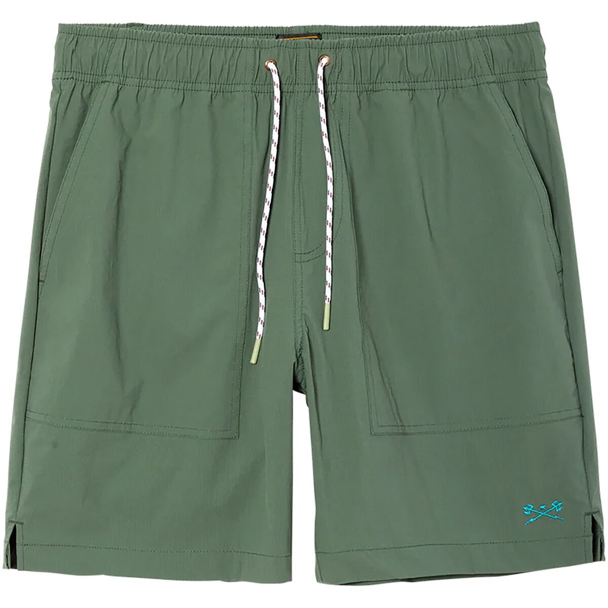 Image of Dark Seas Warwick Camp Short - Men's Green, M