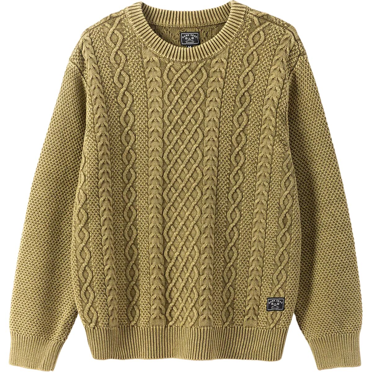 Image of Dark Seas Big Sur Sweater - Men's Moss, M