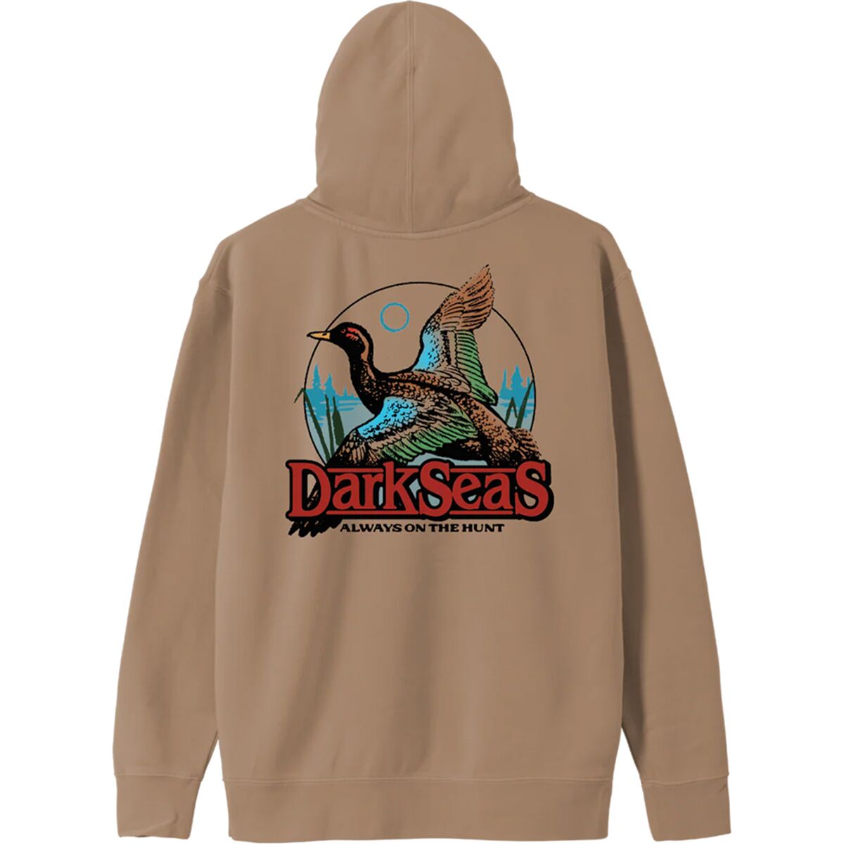 Image of Dark Seas Duck Pond Fleece Hoodie - Men's Sandstone, L