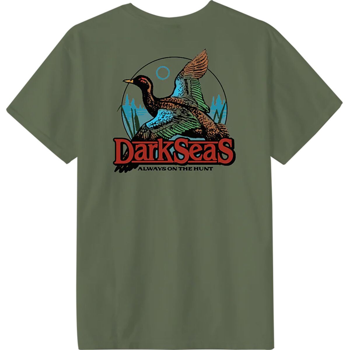Dark Seas Dark Seas Duck Pond T-Shirt - Men's Olivine, L