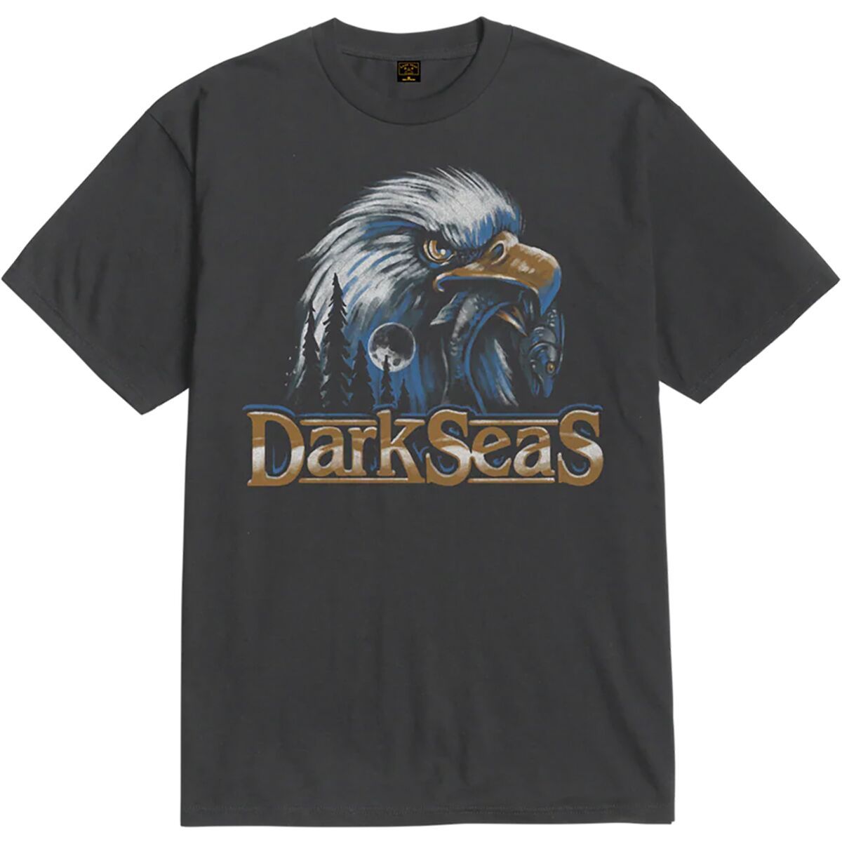Image of Dark Seas Freedom Call T-Shirt - Men's Dusty Black, M