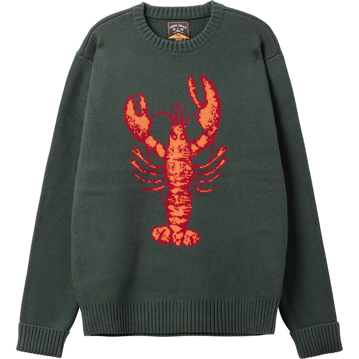 Image of Dark Seas Montauk Sweater - Men's Forest, M