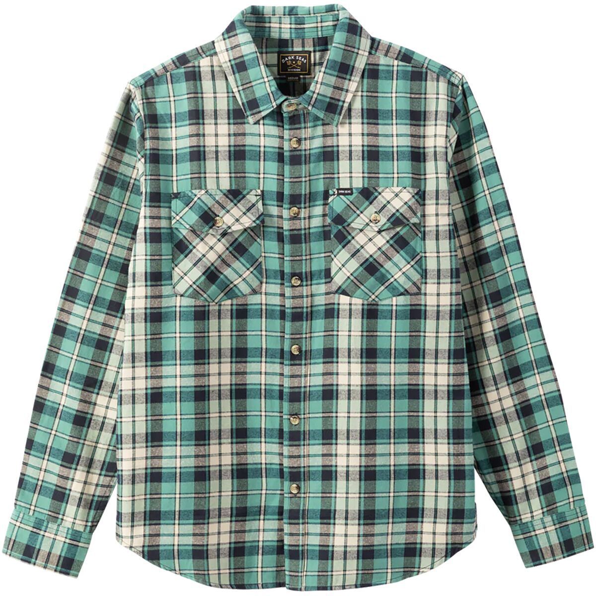 Image of Dark Seas Tanglewood Woven Shirt - Men's White/Blue, L