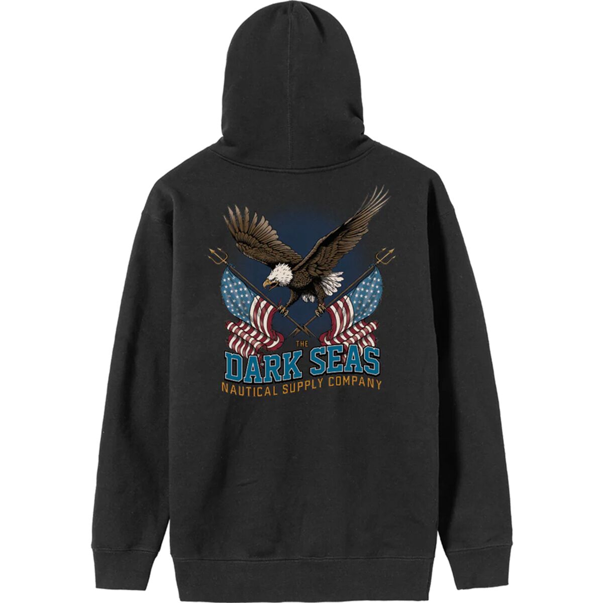 Image of Dark Seas Unified Fleece Hoodie - Men's Black, L