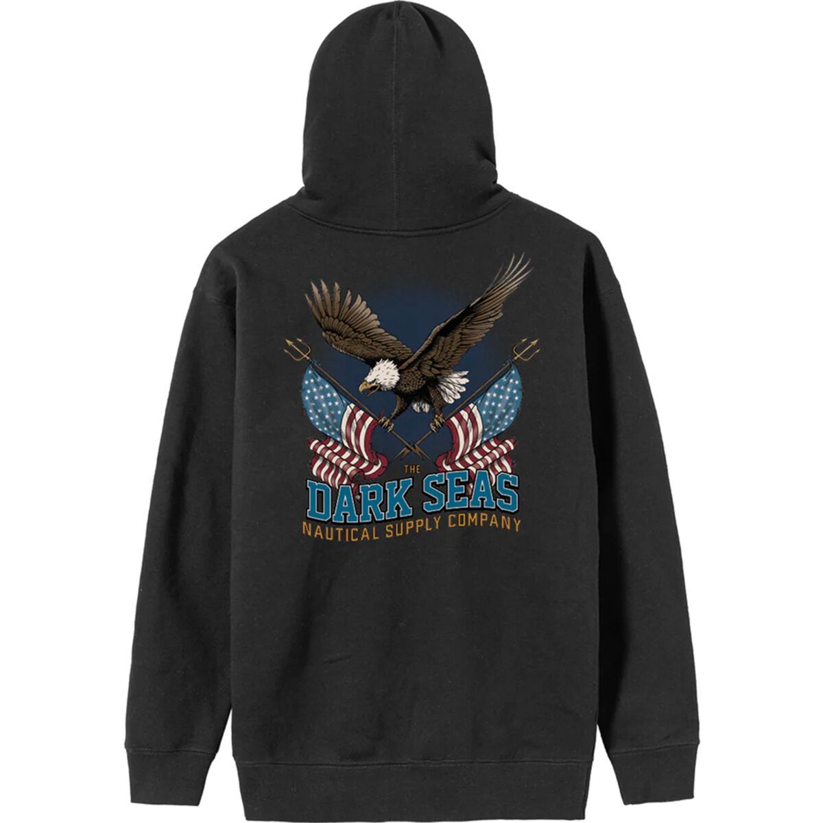 Dark Seas Unified Fleece Hoodie - Men's Black, XL