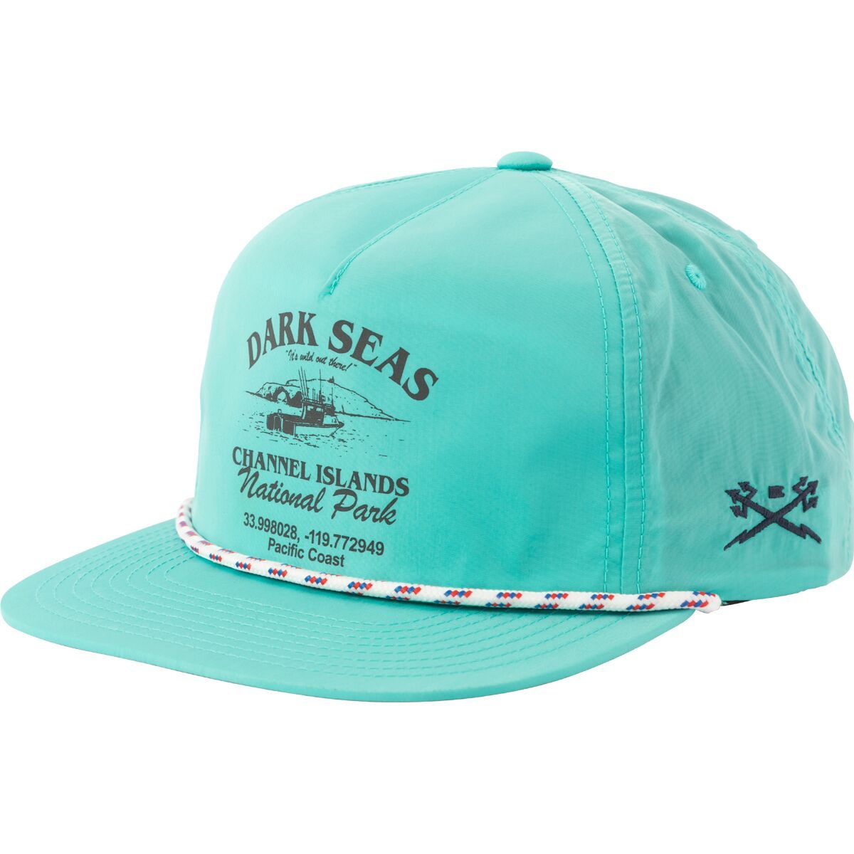 Image of Dark Seas Park Hat Turquoise, One Size