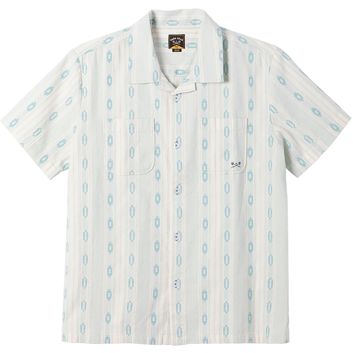 Image of Dark Seas Breezy Woven Shirt - Men's Off White, L