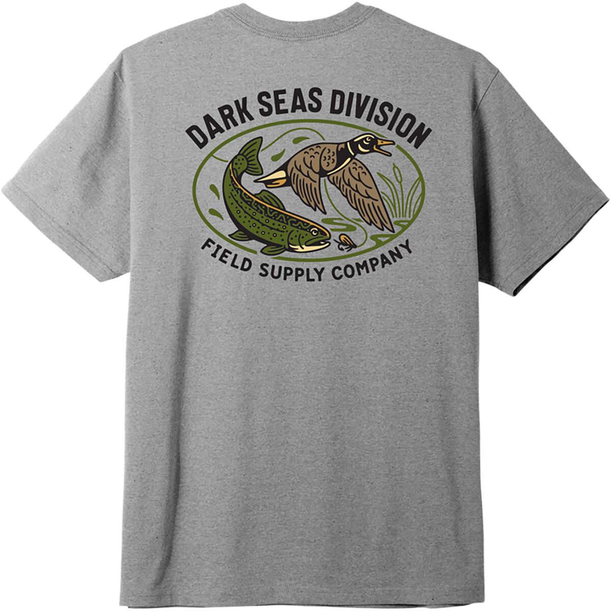 Image of Dark Seas Creek County T-Shirt - Men's Heather Grey, S