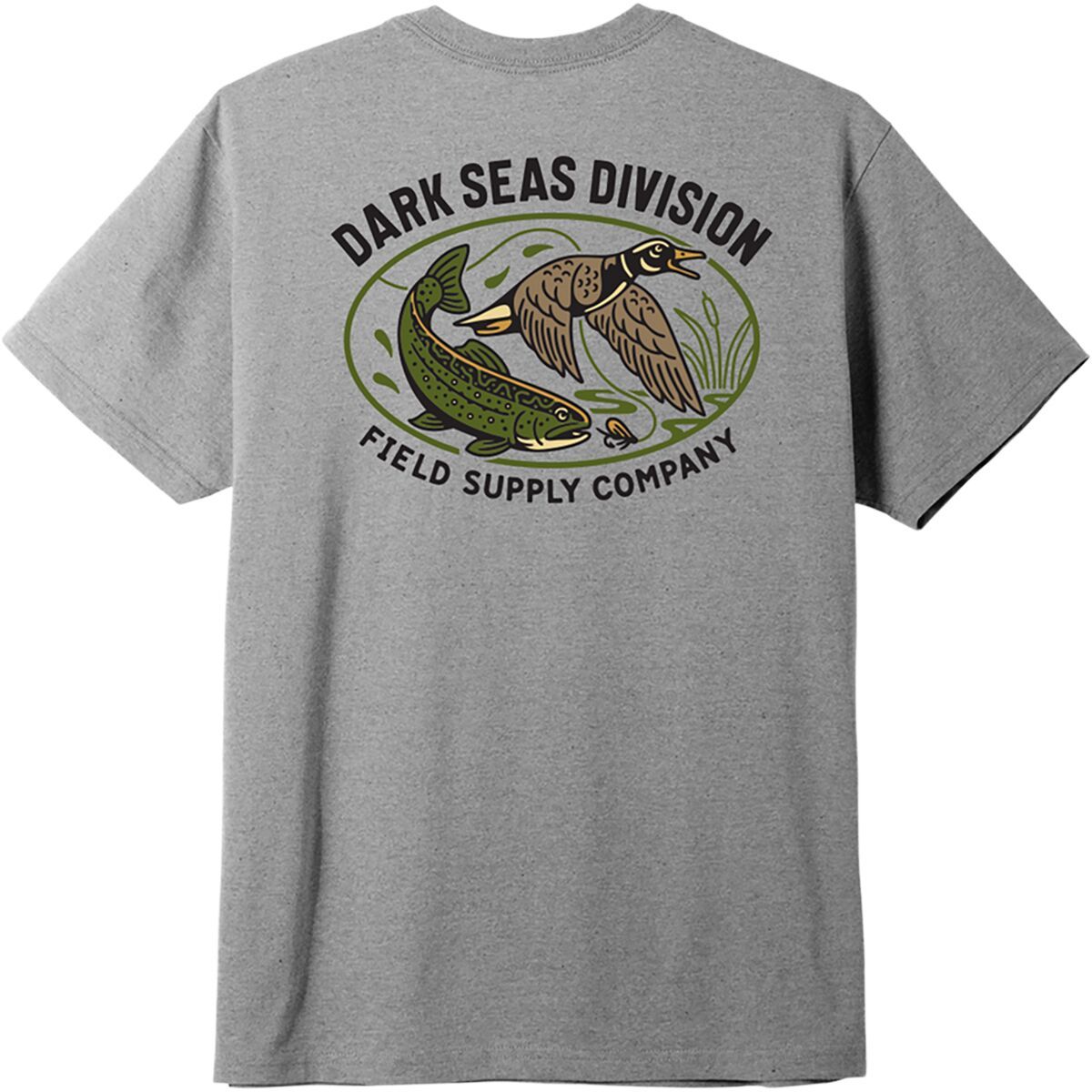 Image of Dark Seas Creek County T-Shirt - Men's Heather Grey, XL