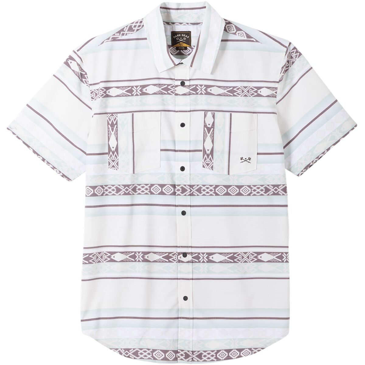 Image of Dark Seas Roadrunner Woven Shirt - Men's Off White, L