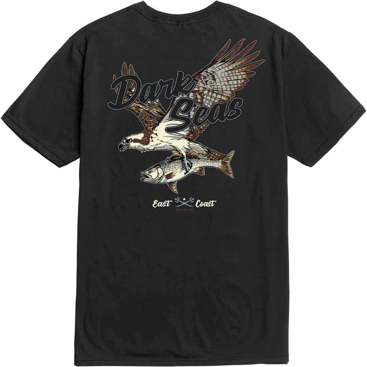 Image of Dark Seas Osprey T-Shirt - Men's Black, L