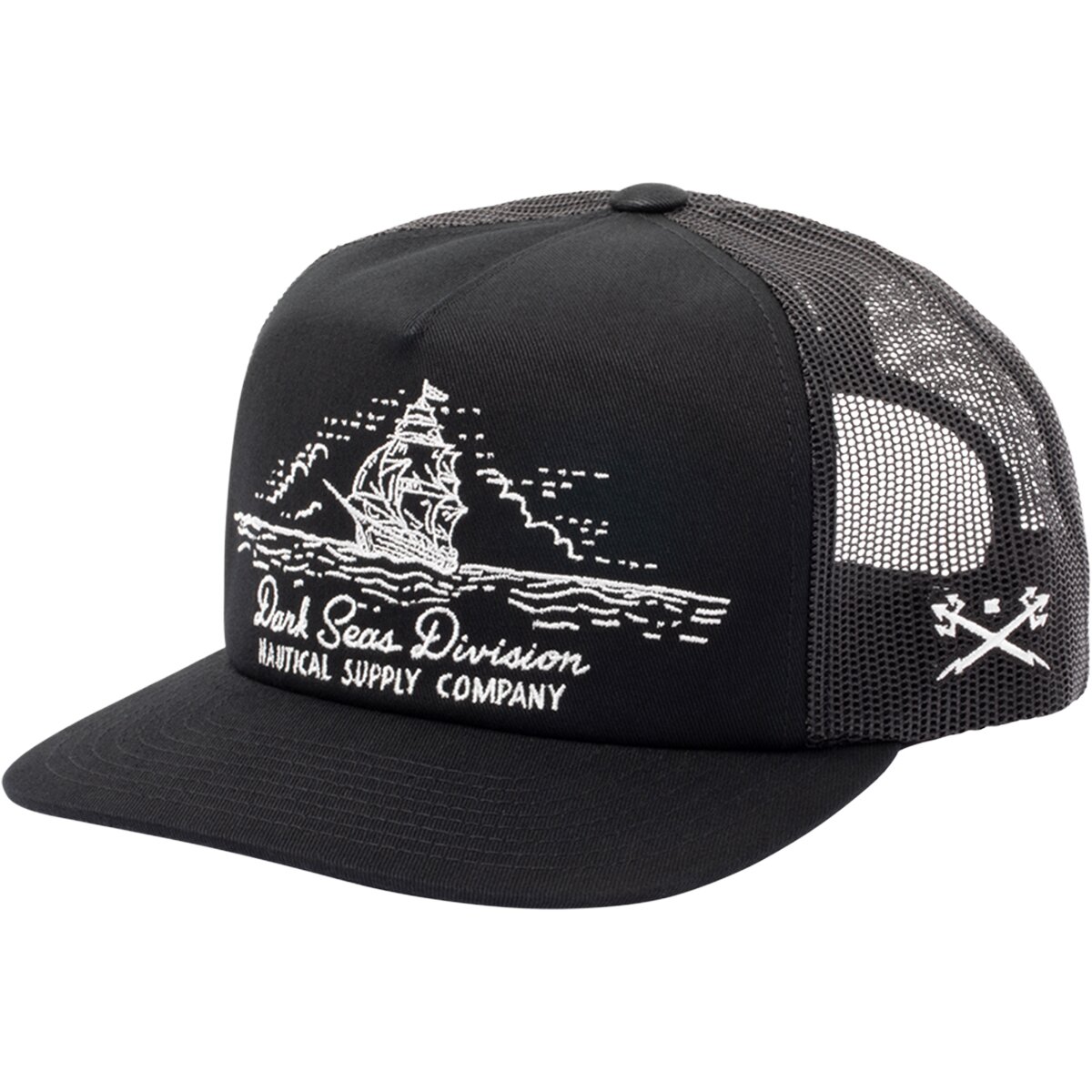Image of Dark Seas Tall Ship Hat Black, One Size
