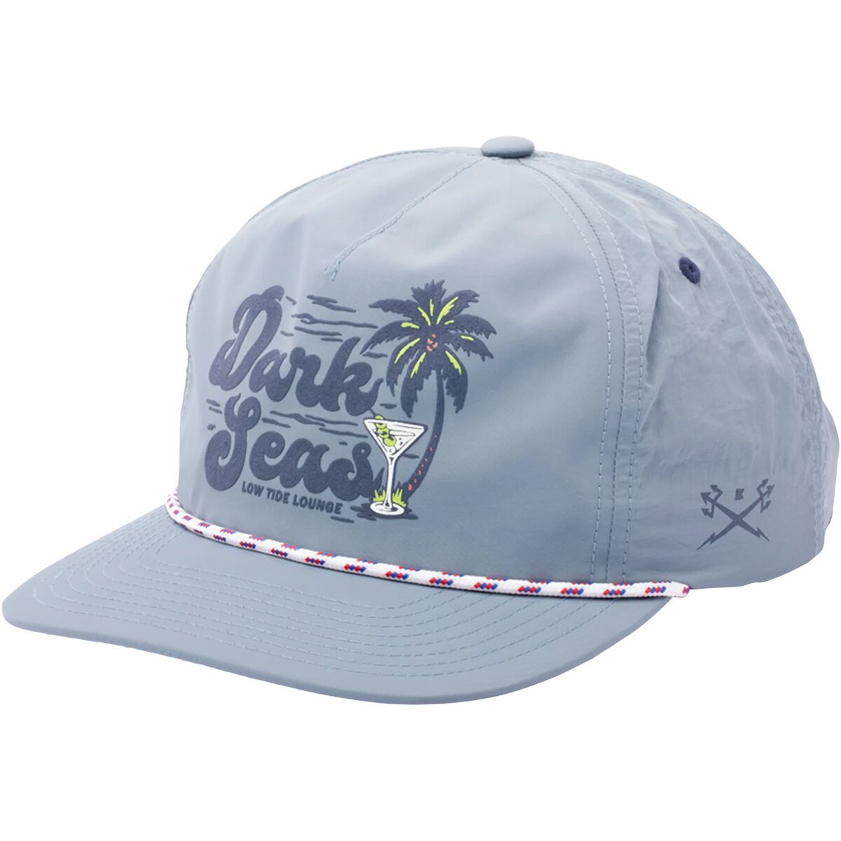 Image of Dark Seas Tiki Time Hat Light Blue, One Size
