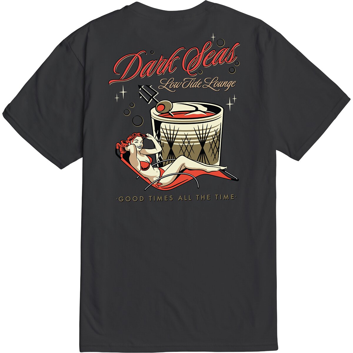 Image of Dark Seas After Hours T-Shirt - Men's Charcoal, L