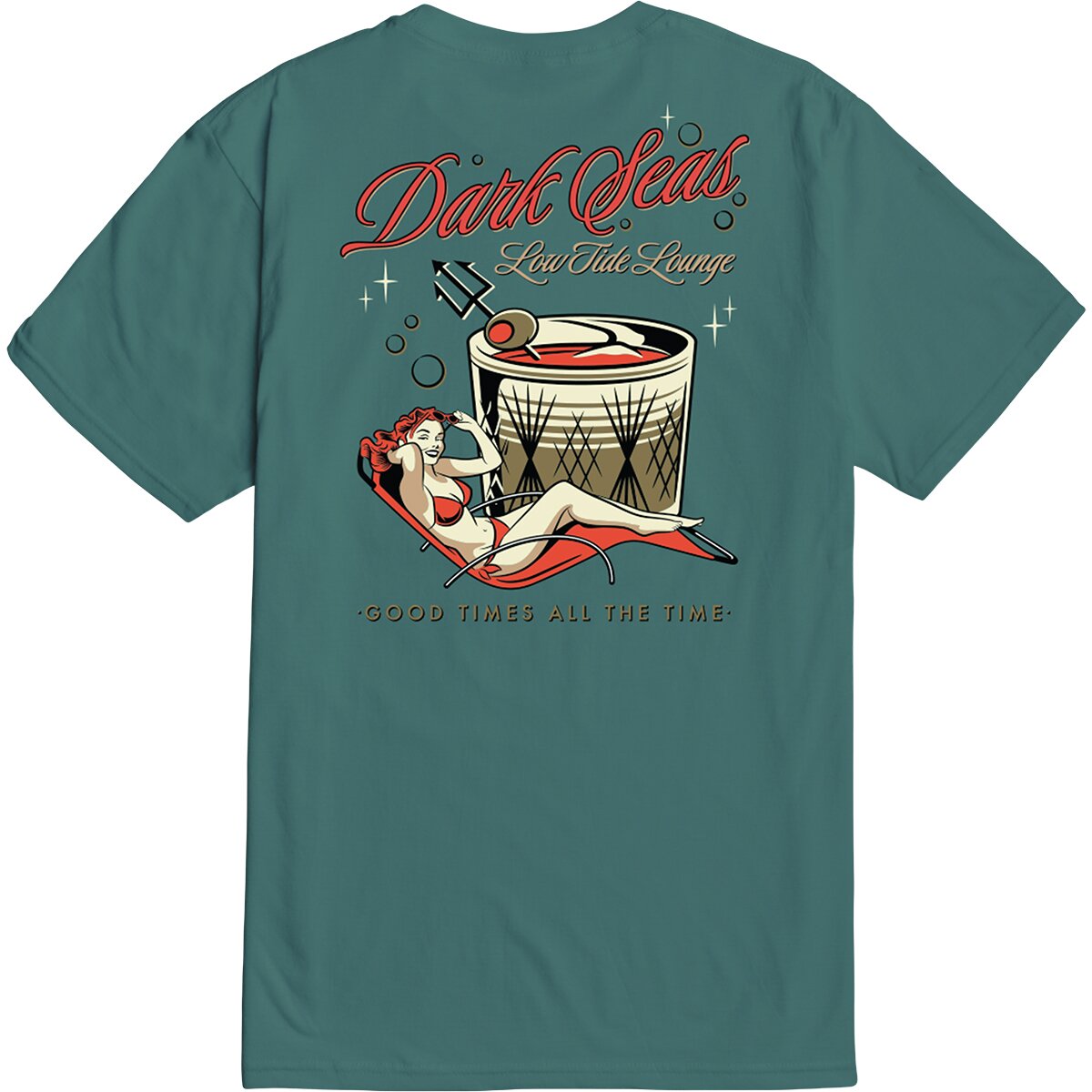 Image of Dark Seas After Hours T-Shirt - Men's Pine, XXL