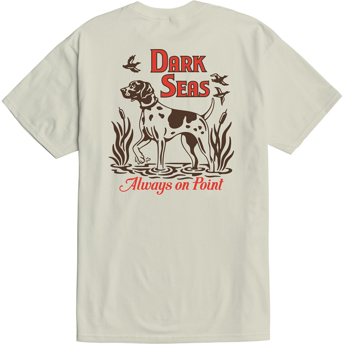 Image of Dark Seas Pointer T-Shirt - Men's Cream, L