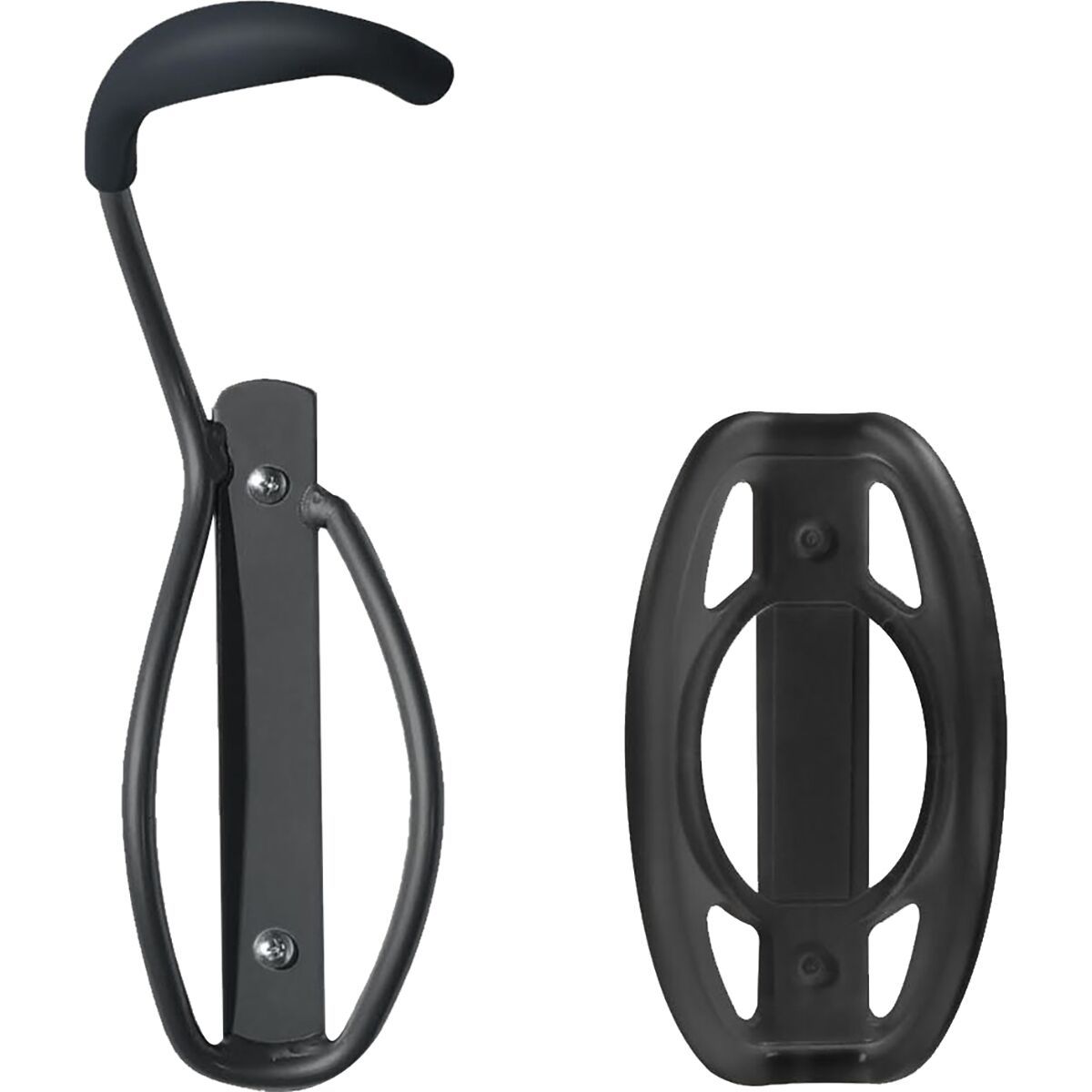 Image of Delta Single Bike Wall Mount Rack + Tire Tray Black, One Size
