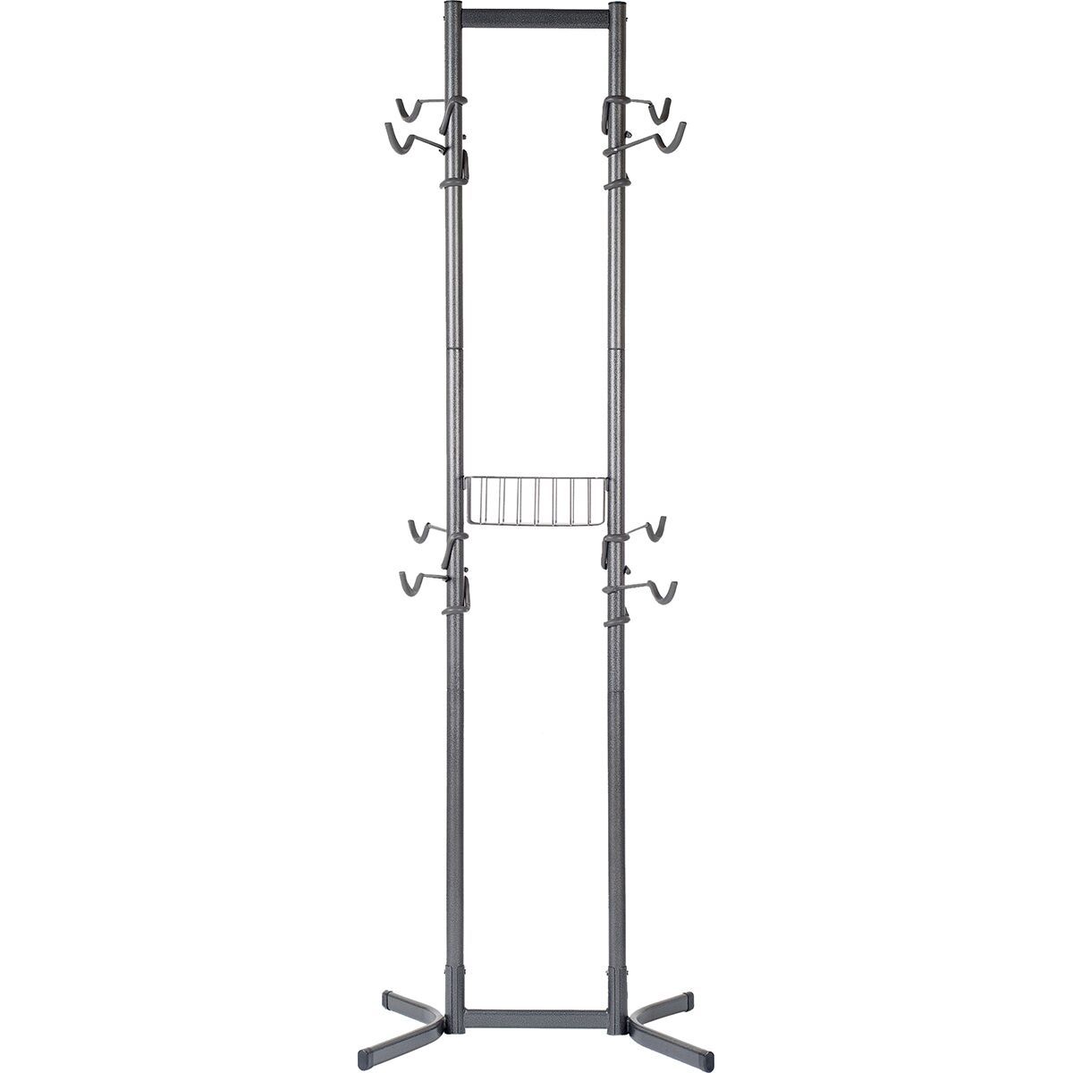 Delta Delta 4-Bike Free Standing Rack With Basket One Color, One Size