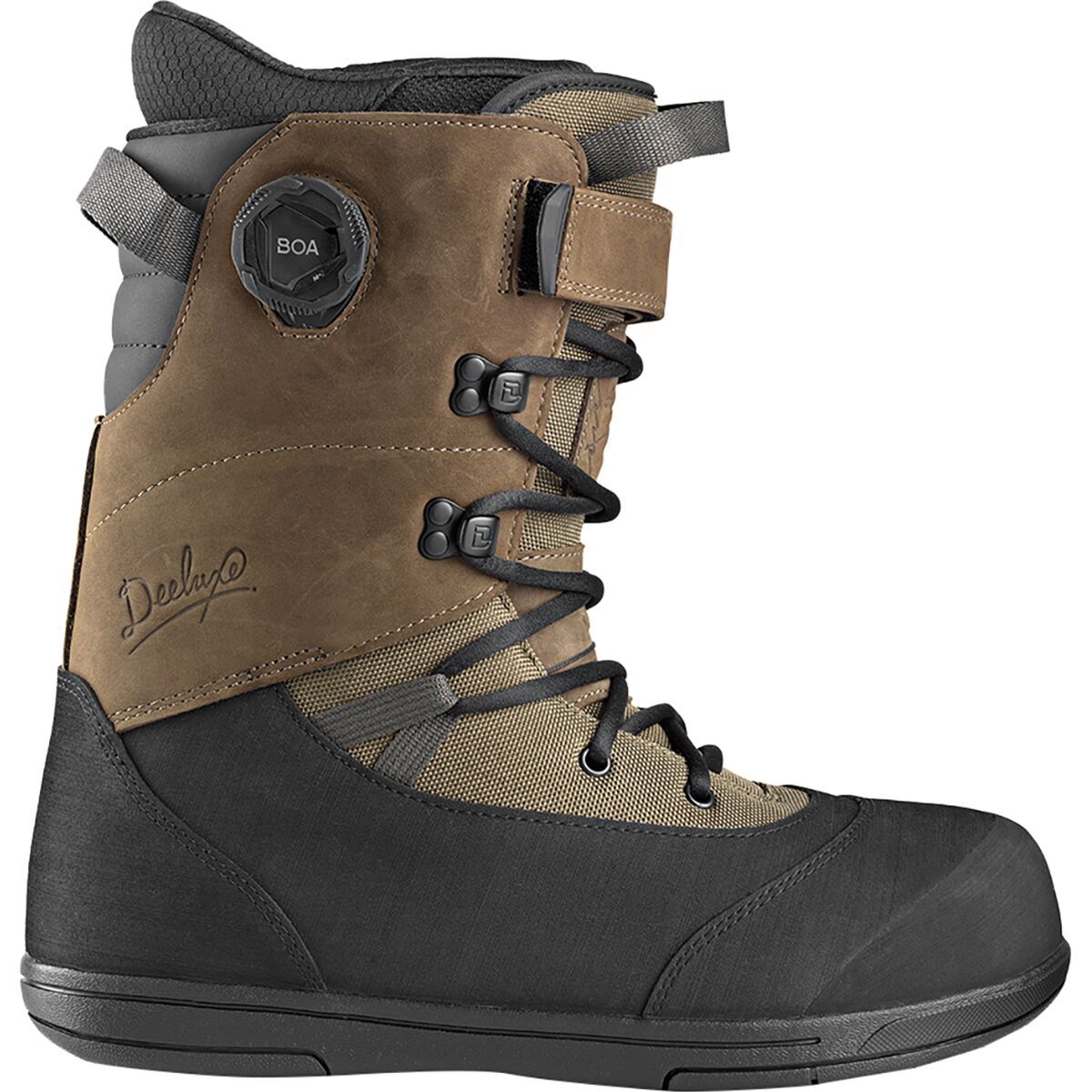 Deeluxe AREth RIN Boa Snowboard Boot - 2025 Dark Oak, 24.5
