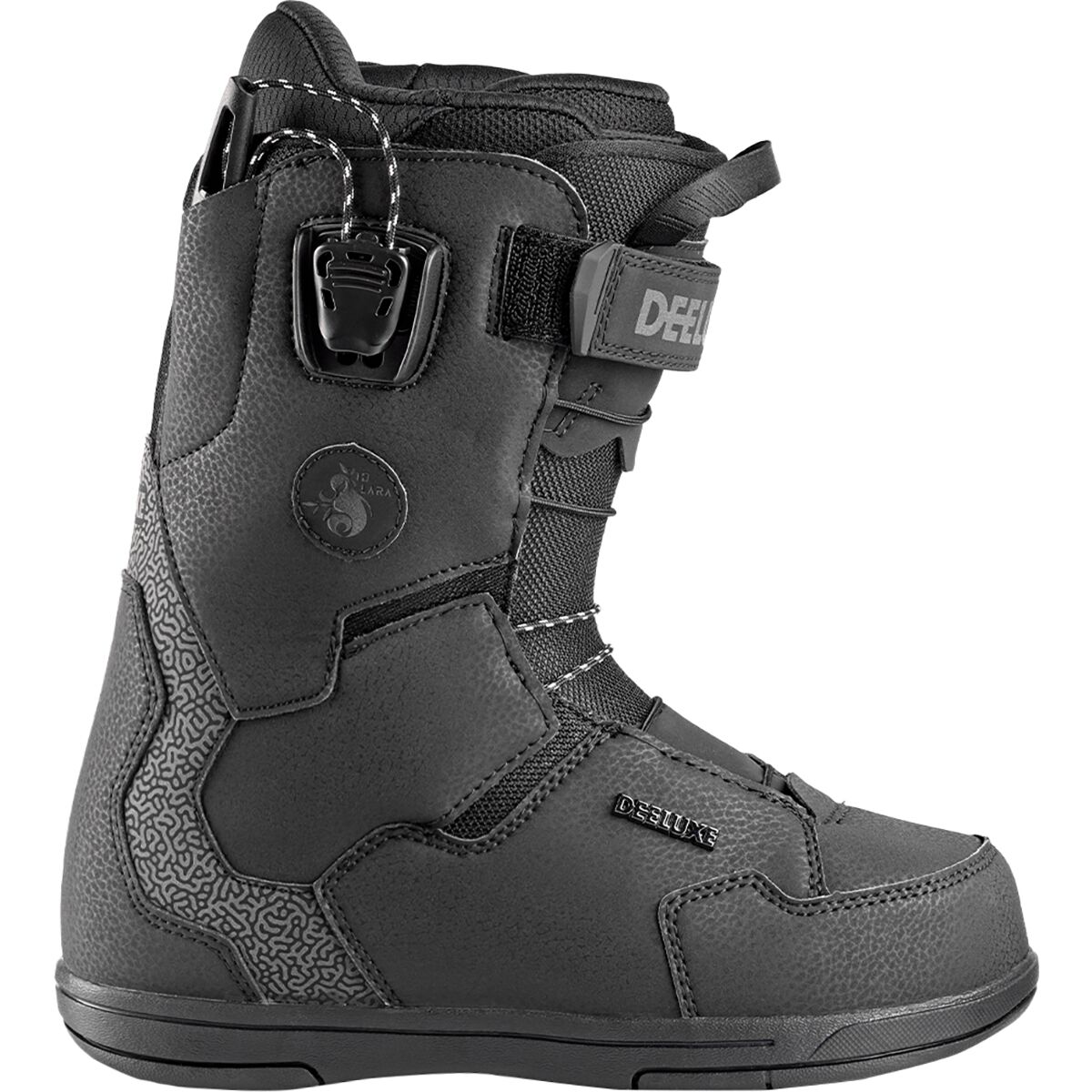 Image of Deeluxe Team ID Lara Snowboard Boot - 2025 - Women's Essential Black, 24.0
