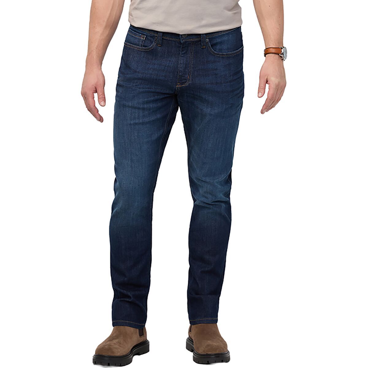 Image of DU/ER Performance Denim Relaxed Jean - Men's Marina Blue, 38x32