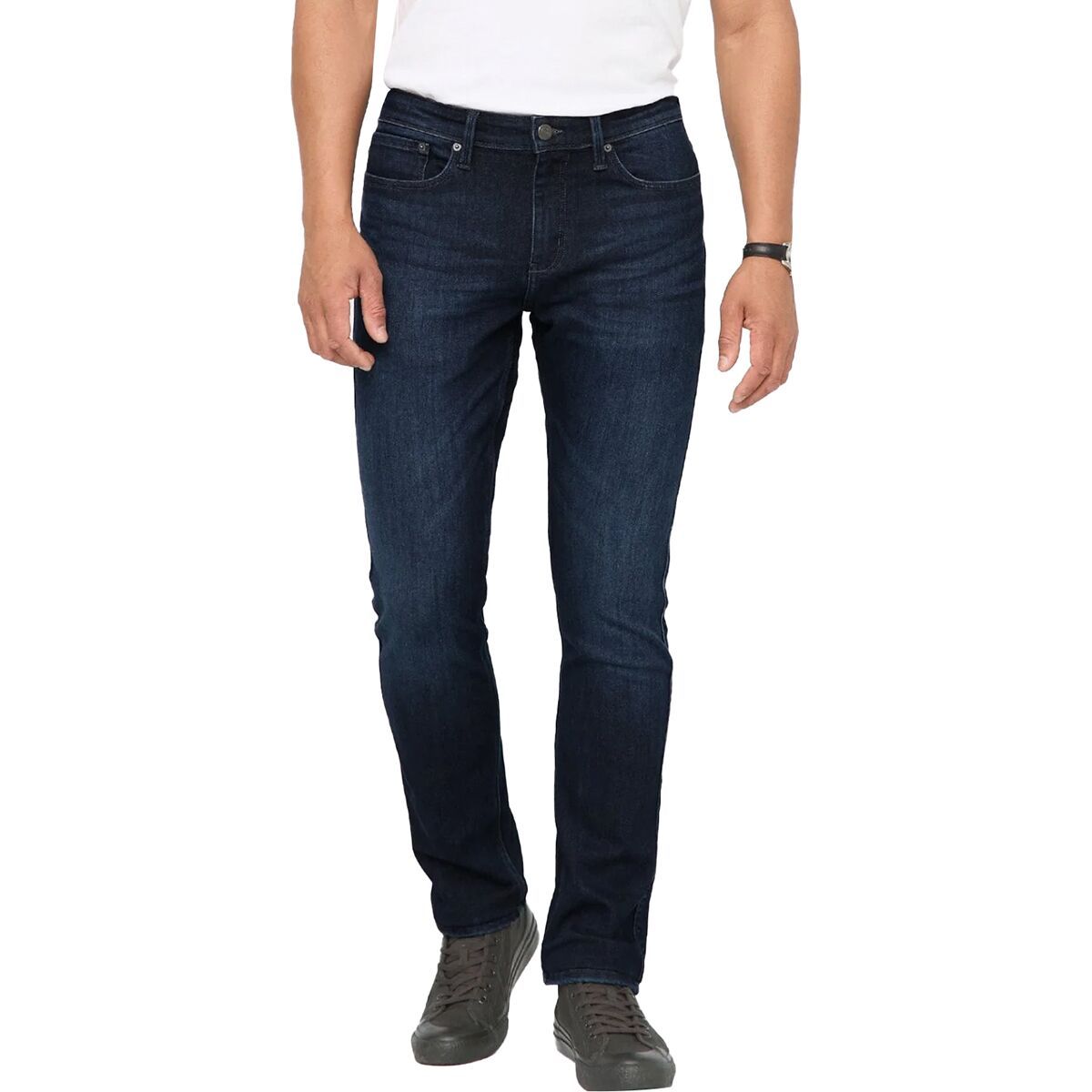 Image of DU/ER Tech Fleece Denim Relaxed Taper Pant - Men's Dark Indigo, 34x30