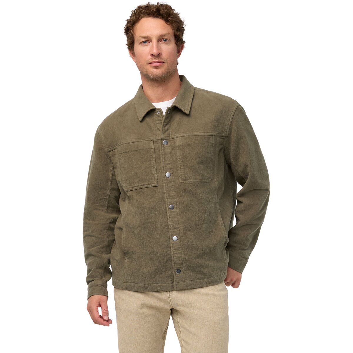 Image of DU/ER No Sweat Moleskin Jacket - Men's Kelp, M