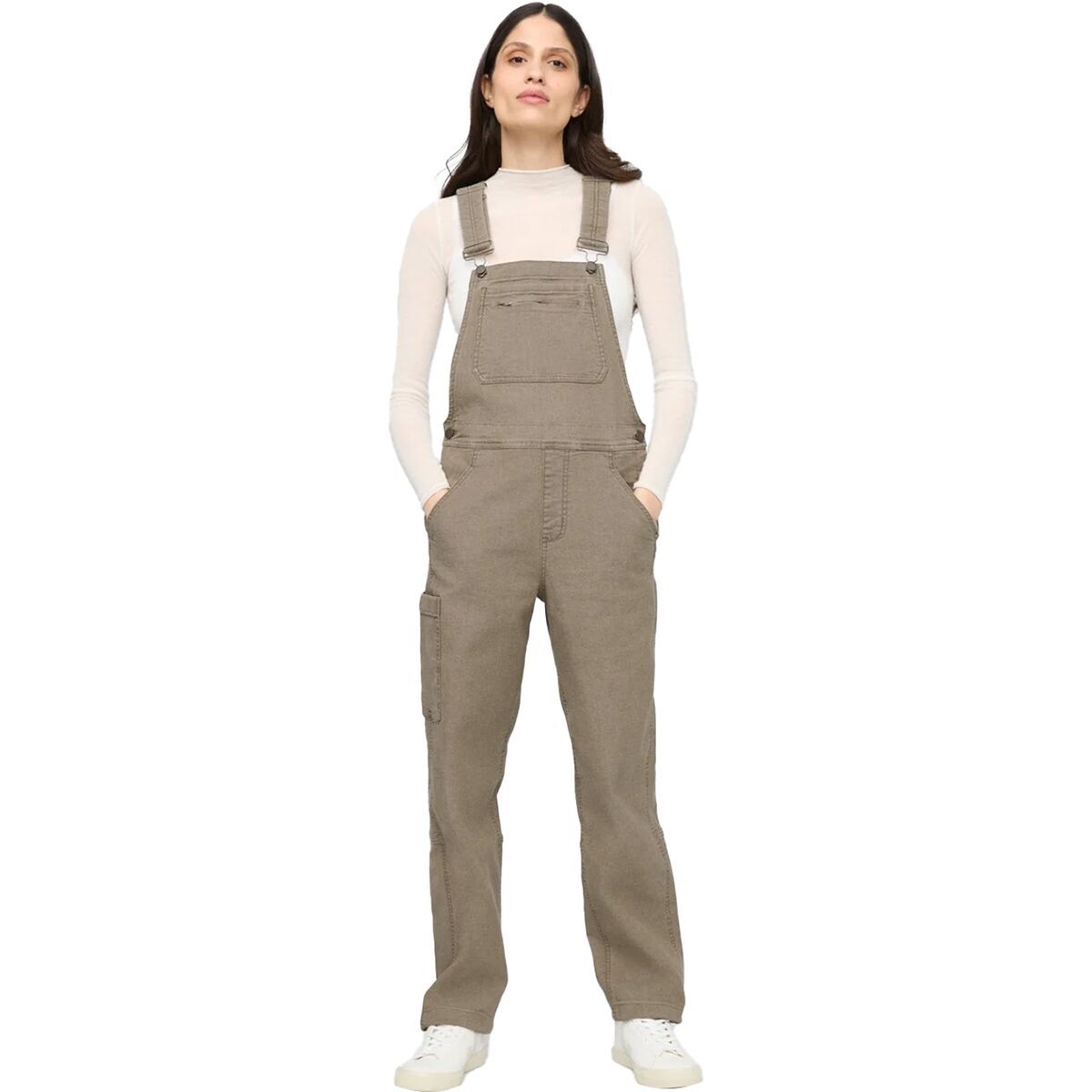 Image of DU/ER Stretch Canvas Overall - Women's Teak, L