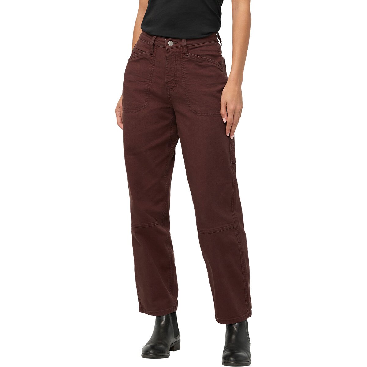 DU/ER DU/ER Stretch Canvas Utility Pant - Women's Garment Dye Espresso, 32x30