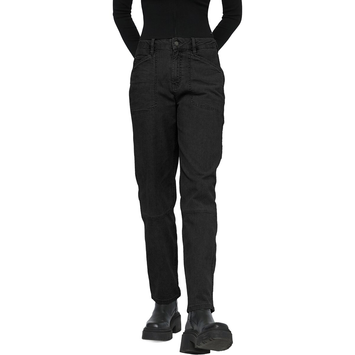 Image of DU/ER Stretch Canvas Utility Pant - Women's Thyme, 26x30