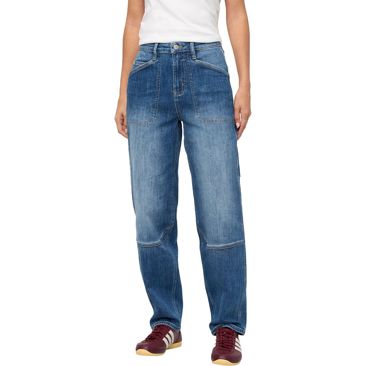 Image of DU/ER Performance Denim + Utility Pant - Women's Medium Stone, 25x30
