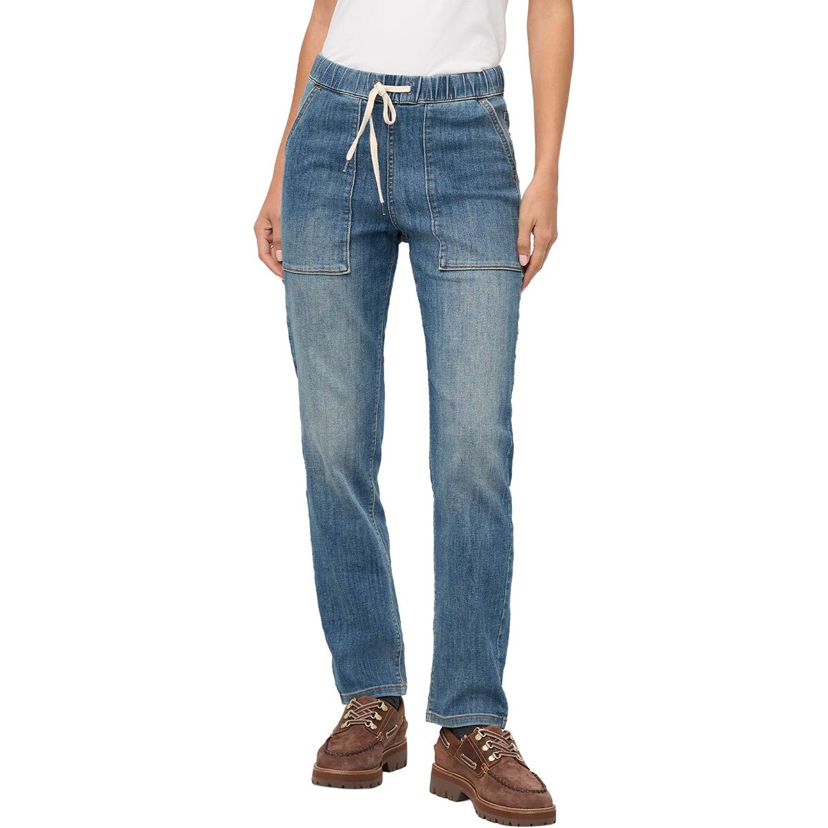 Image of DU/ER Performance Denim Harbour Pant - Women's Blue Ash, Mx29