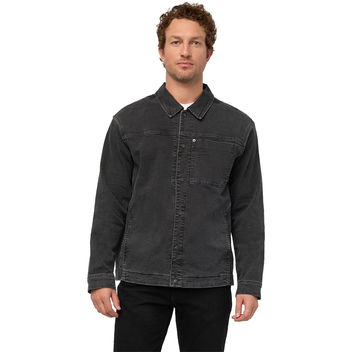 Image of DU/ER Stretch Canvas Work Jacket - Men's Black, XL