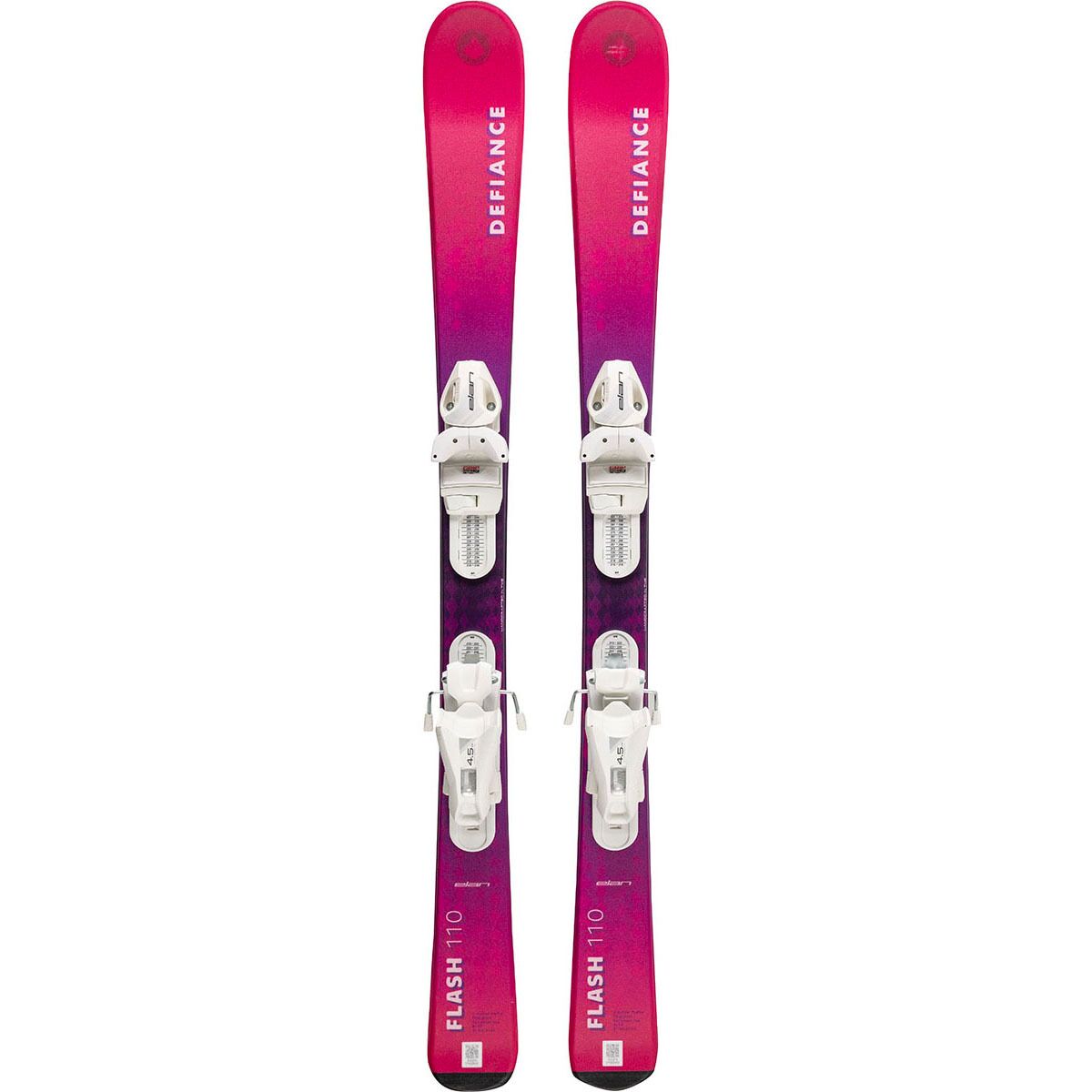 Image of Defiance Flash Jrs Ski + EL 4.5 Gripwalk Binding - 2026 Pink, 110cm