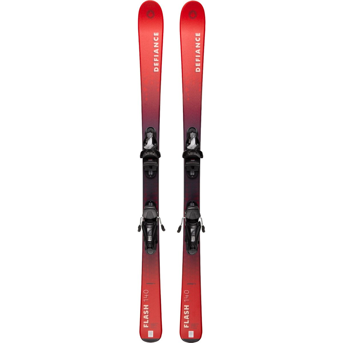 Defiance Flash JRS 4.5 Red Kids Skis 2024 - Complete System Skis