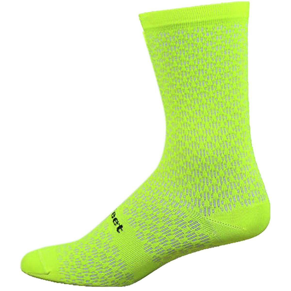 Image of DeFeet Evo Mont Ventoux 6in Sock Hi-Vis Yellow, XL