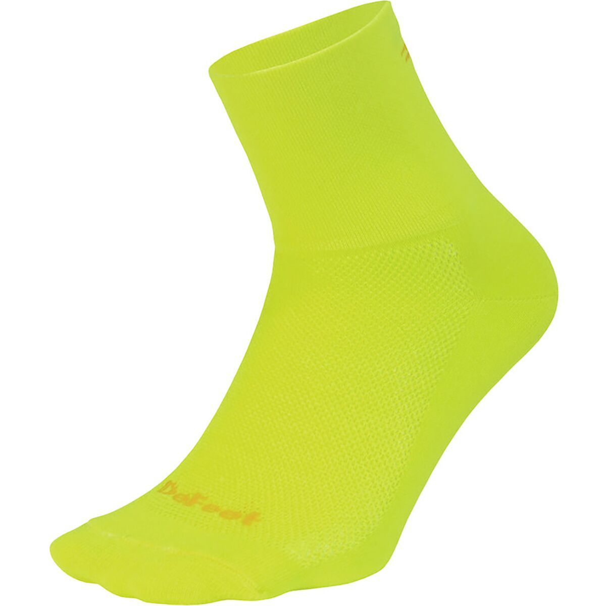 Image of DeFeet Aireator 3in Sock Neon Yellow, L