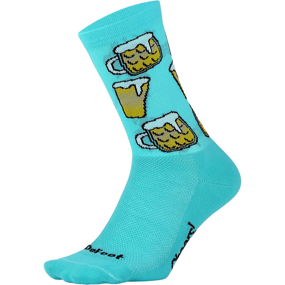 Image of DeFeet Aireator 6in Sock Cheers/Neptune, S