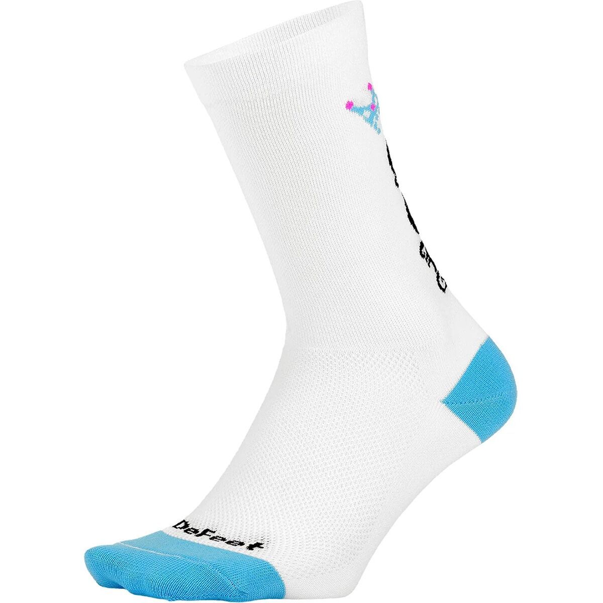 Image of DeFeet Aireator 6in Sock QOM/White/Blue, M