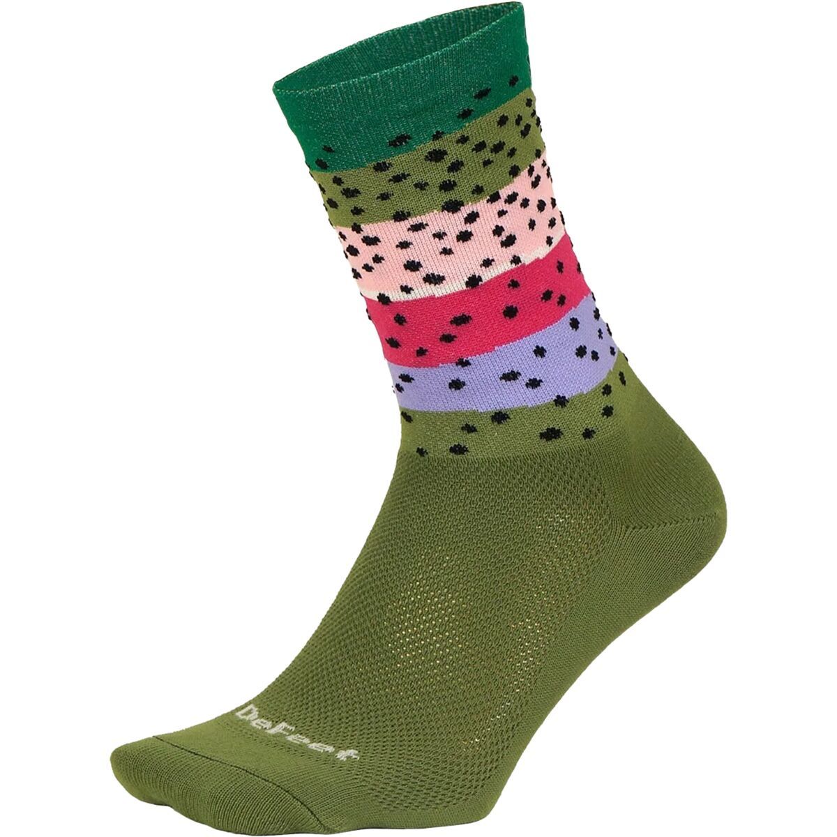 Image of DeFeet Aireator 6in Sock Rainbow Trout, S