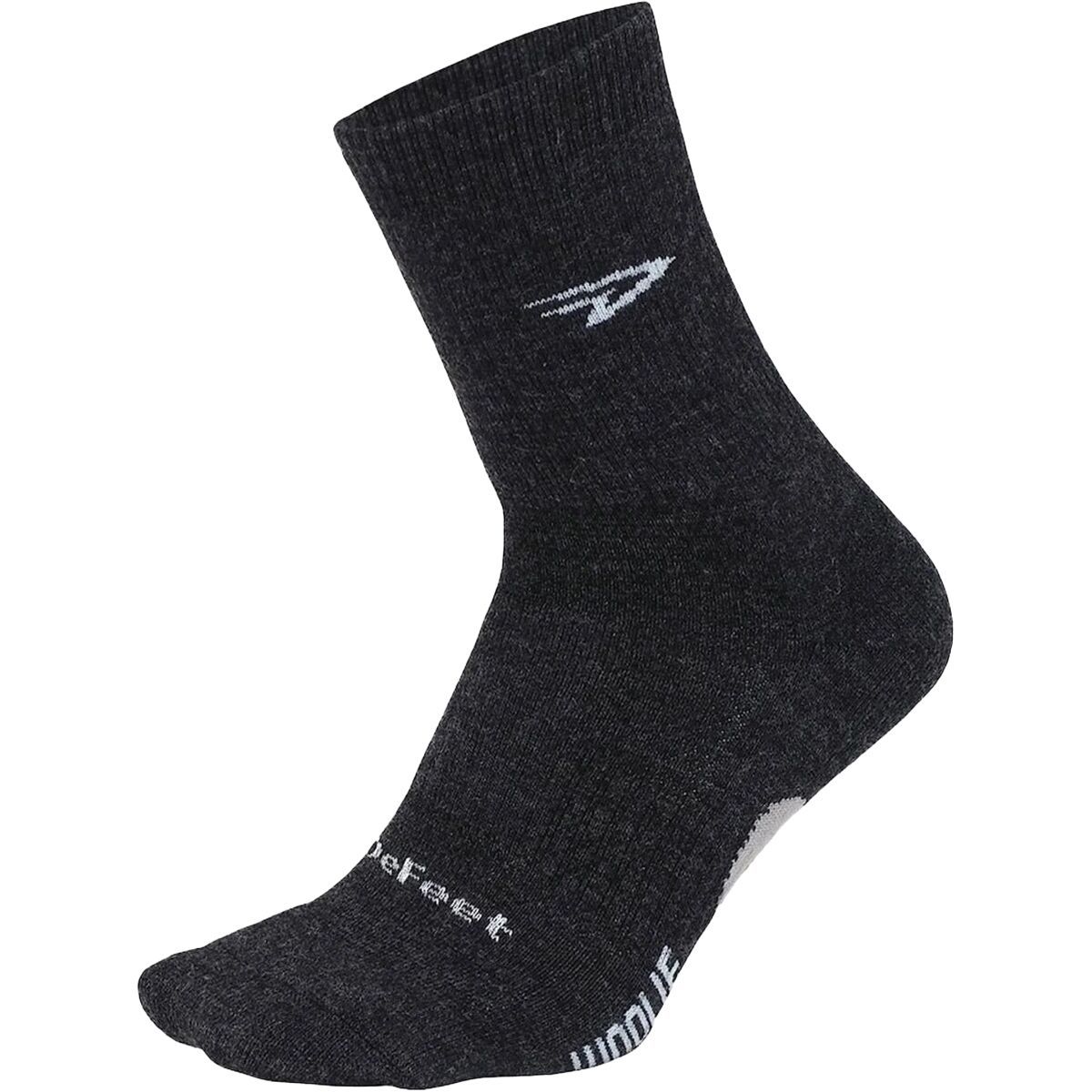 Image of DeFeet Woolie Boolie 4in Sock Charcoal, XL