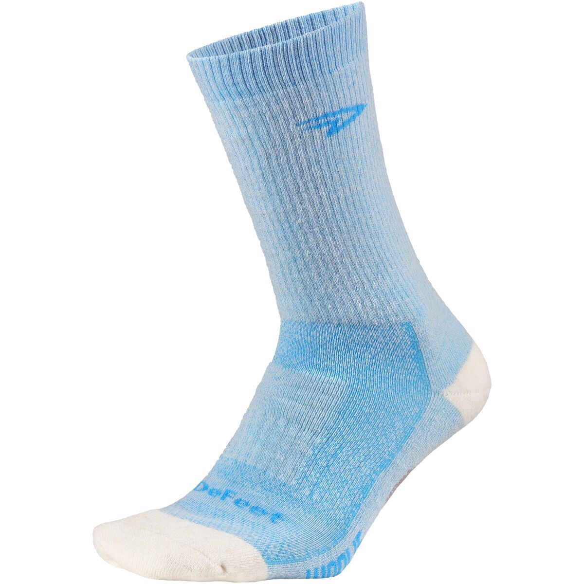 Image of DeFeet Woolie Boolie 6in Sock Blaze/Natural/Carolina Blue, XL