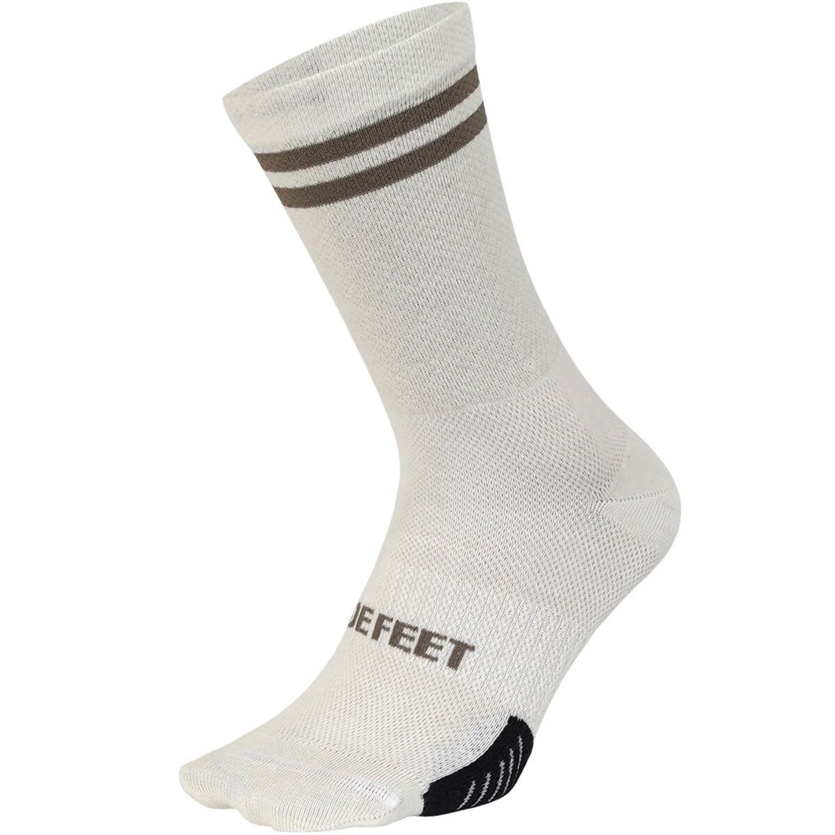 Image of DeFeet Cyclismo Wool Blend 6in Sock Natural/Khaki, M