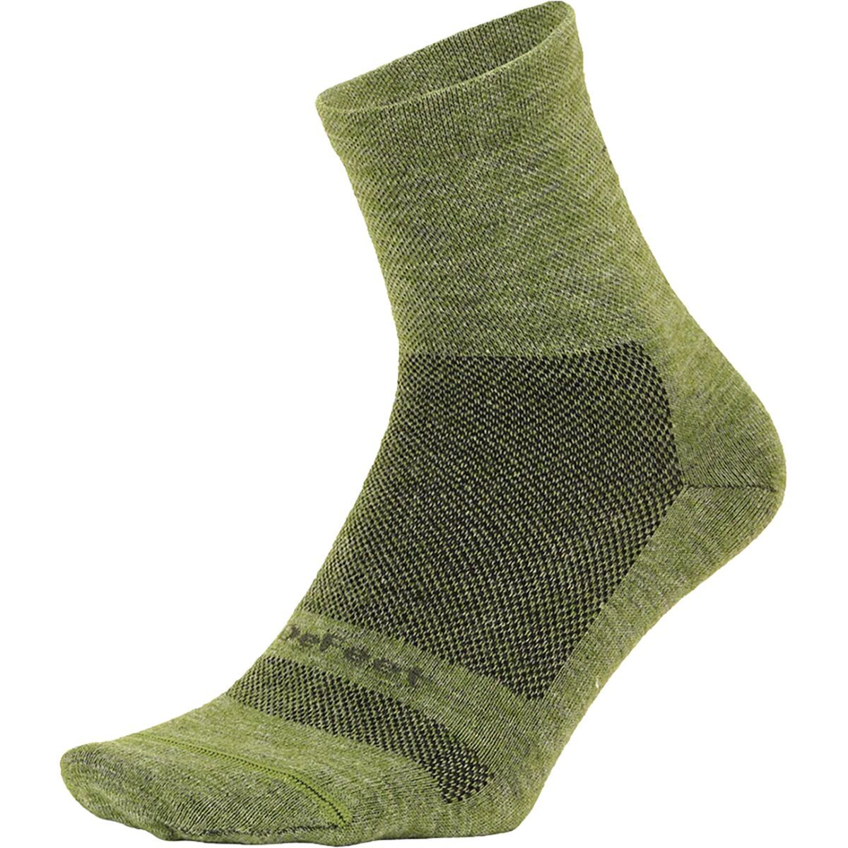 Image of DeFeet Wooleator Pro 3in D-Logo Sock Avocado, L
