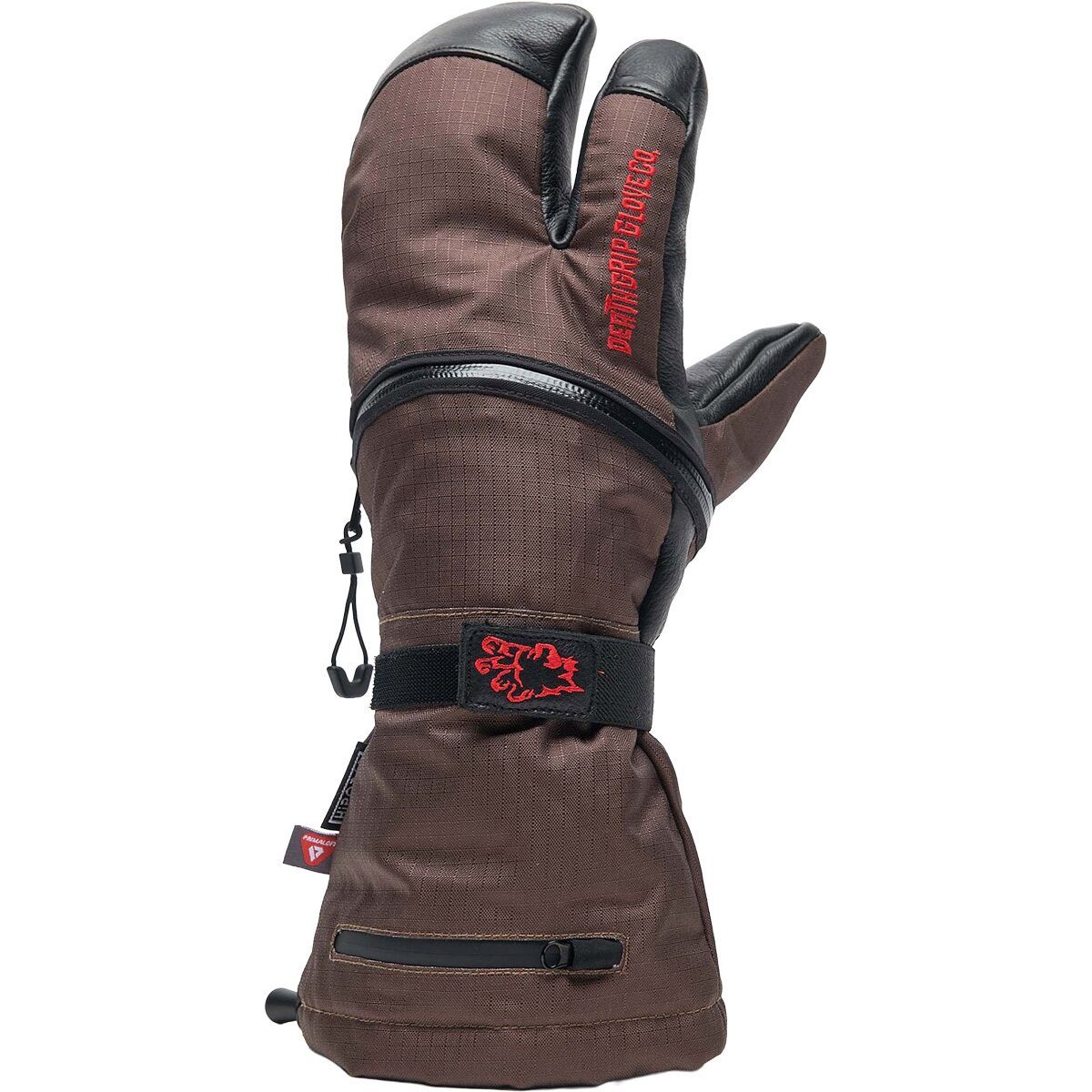 Image of Deathgrip Glove Co. Werewolf Claw Long Cut Mitten Chocolate, L