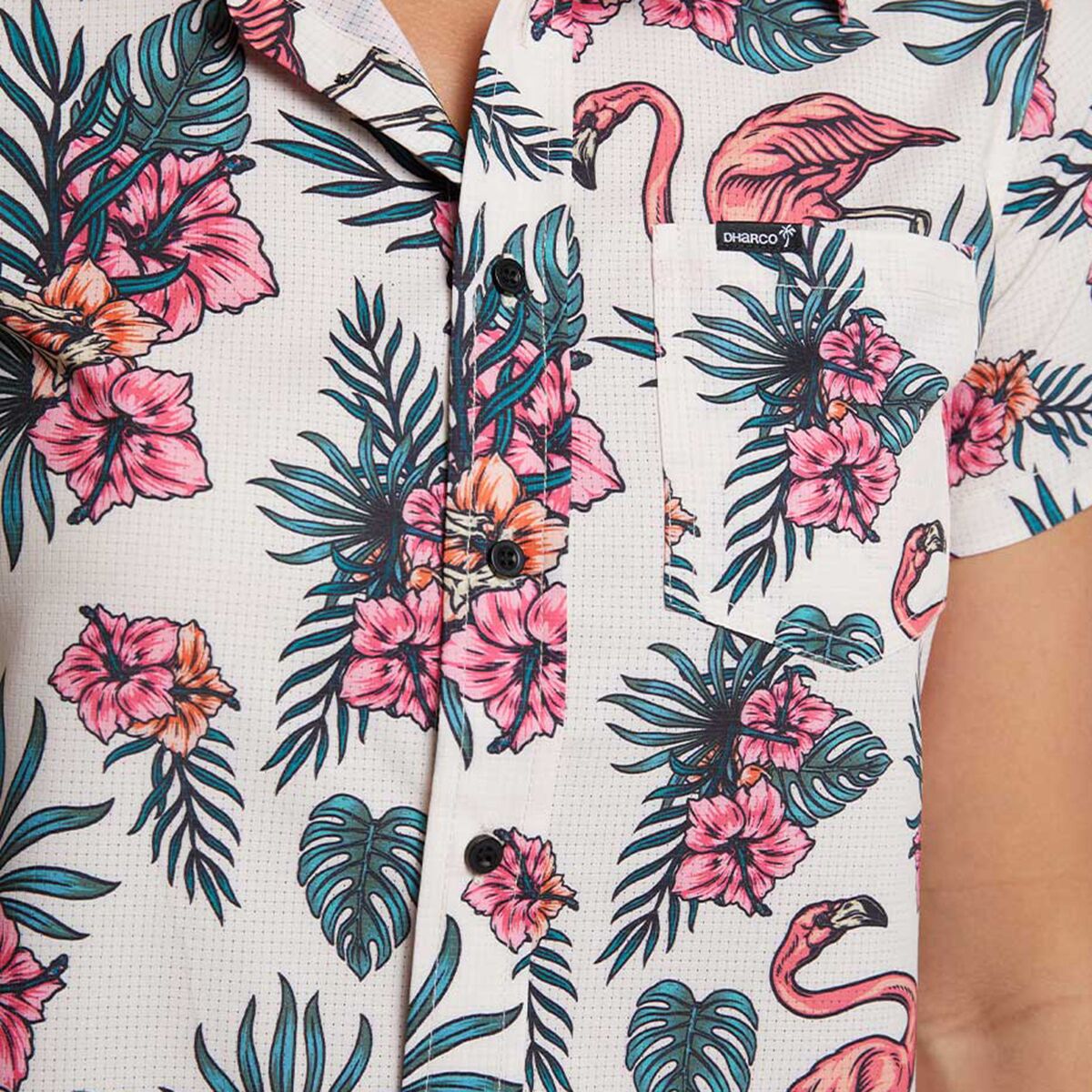 Jersey DHaRCO Womens Tech Party SS - Pink Palm